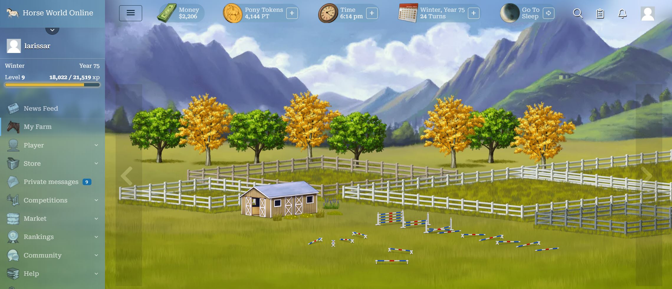 Horse World Online at Top Web Games