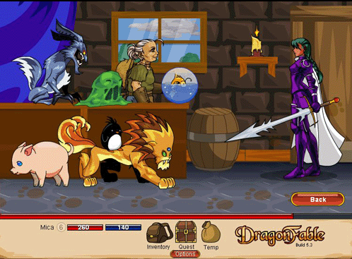 DragonFable at Top Web Games