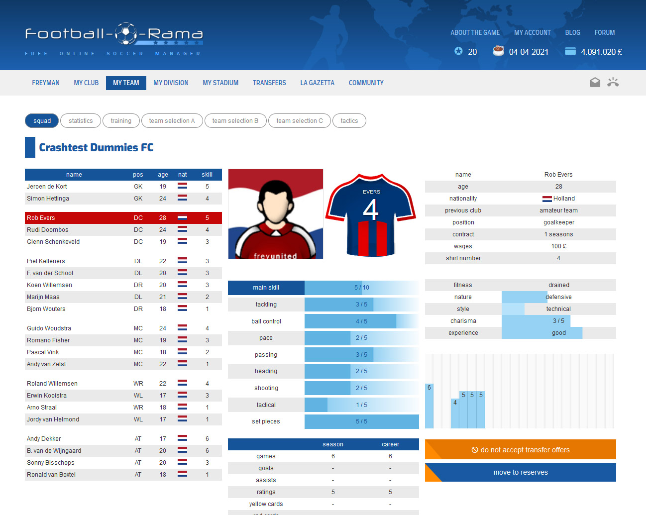 Football-o-Rama at Top Web Games