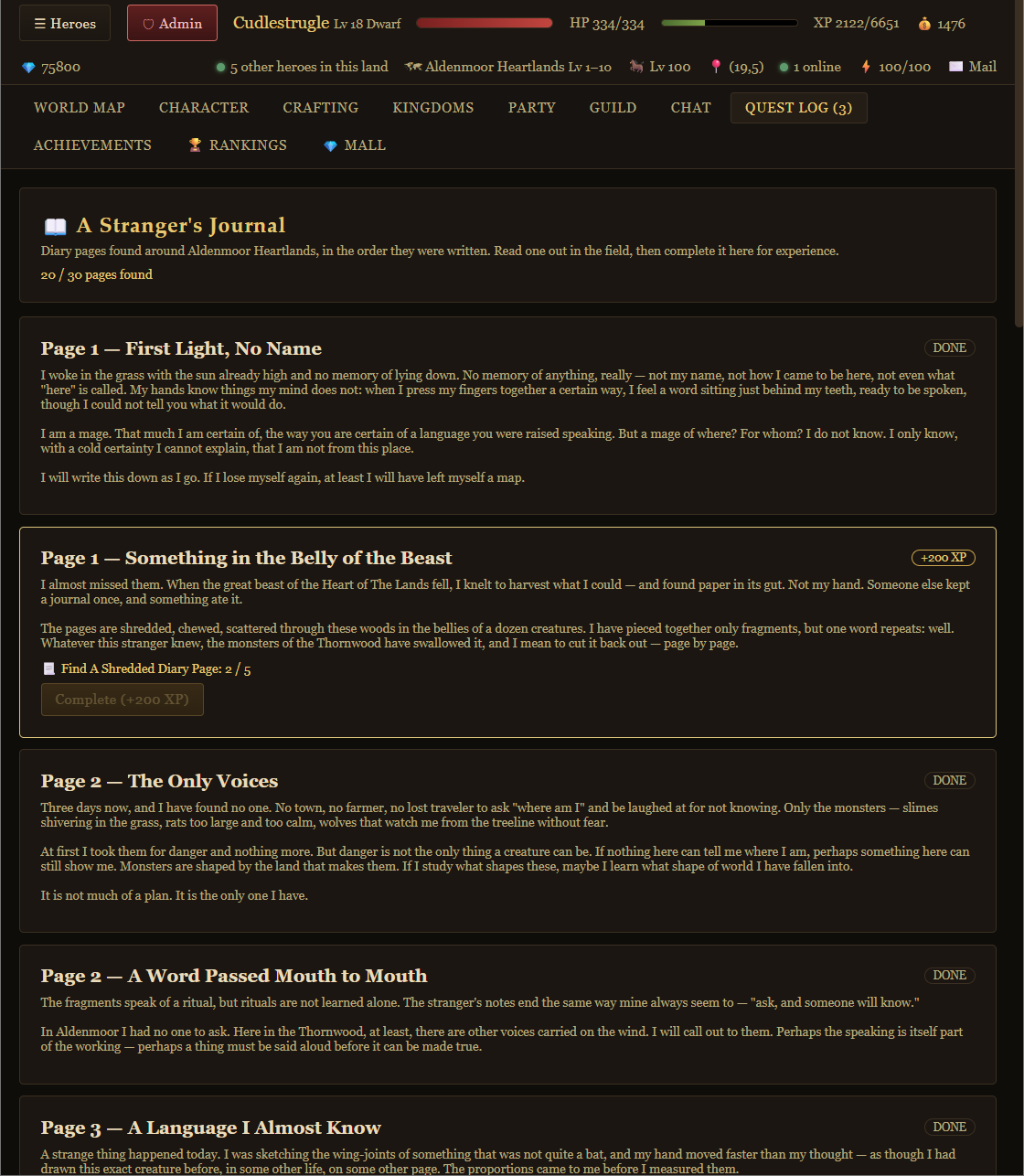 Hero's Ark at Top Web Games