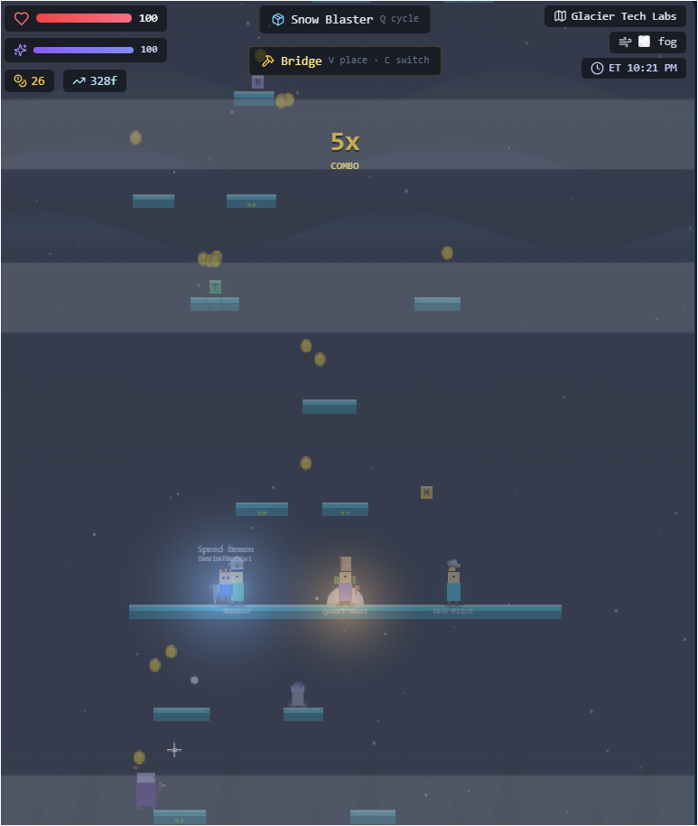 Icy Tower Summit at Top Web Games