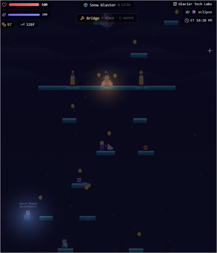 Icy Tower Summit at Top Web Games