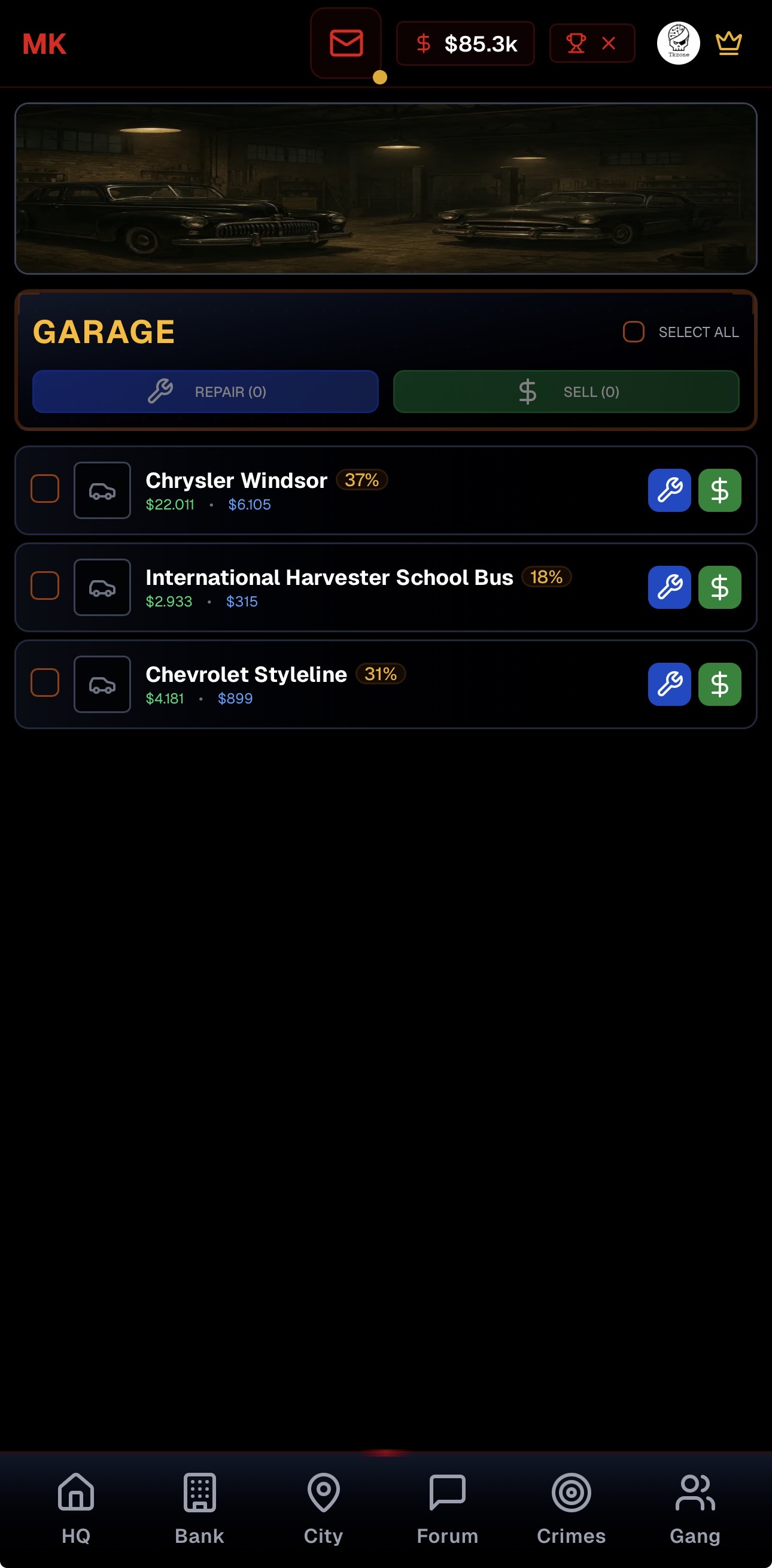 Mafiakill at Top Web Games