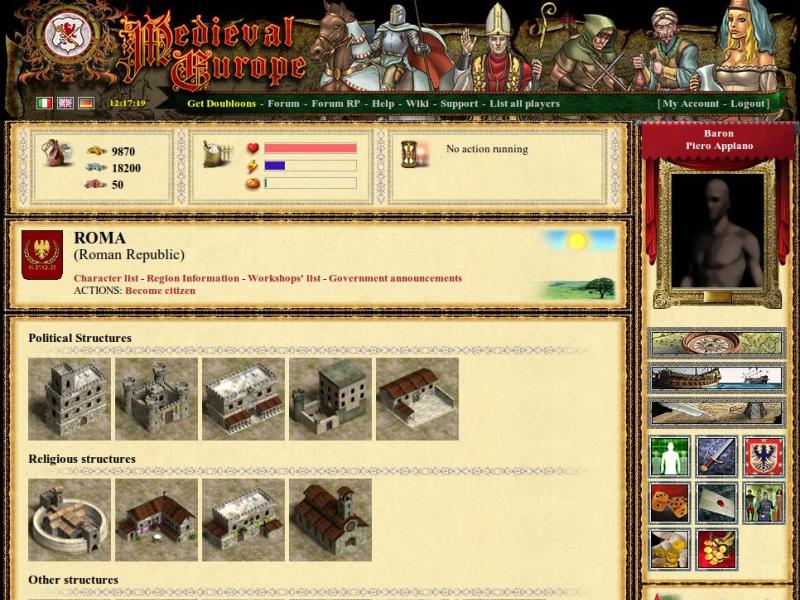 Medieval Europe - Strategy browser games