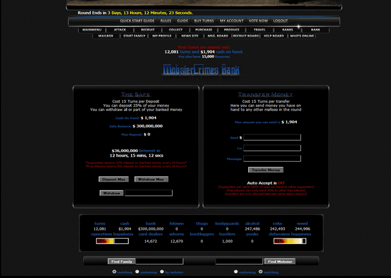 Mobster Crimes at Top Web Games