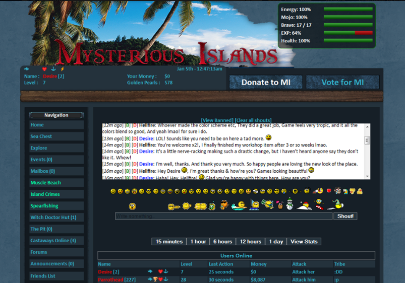 Mysterious-Islands at Top Web Games