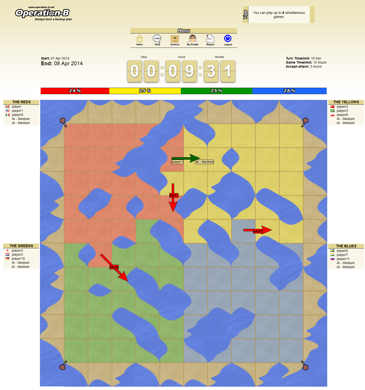 Operation-B at Top Web Games