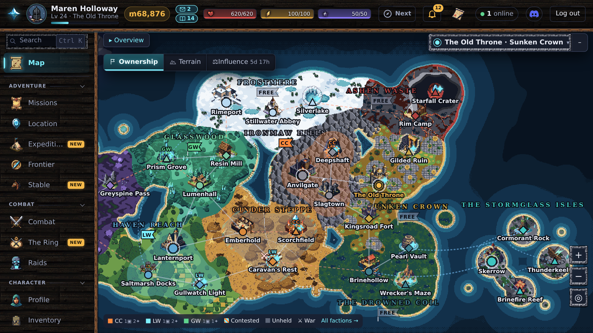 Shardcrown at Top Web Games