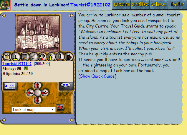 Larkinor Quest at Top Web Games