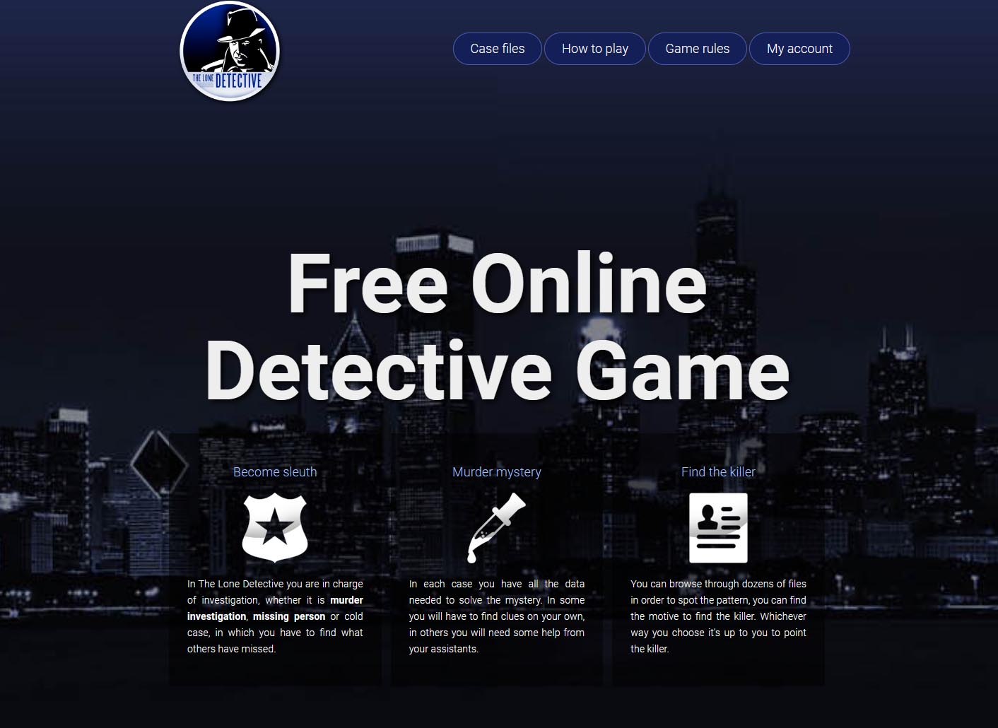 The Lone Detective at Top Web Games