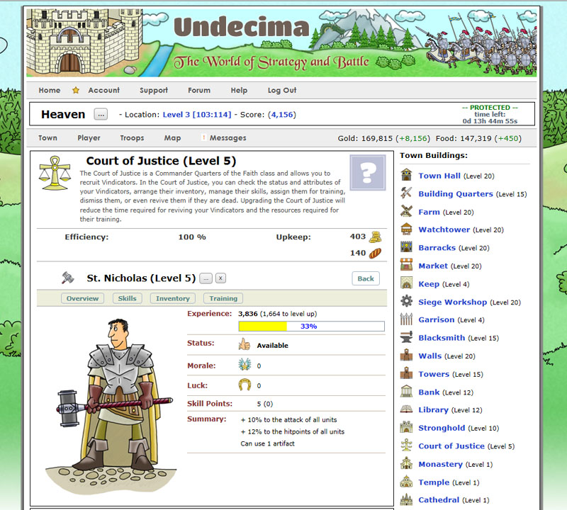 Undecima at Top Web Games
