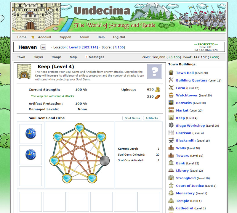 Undecima at Top Web Games