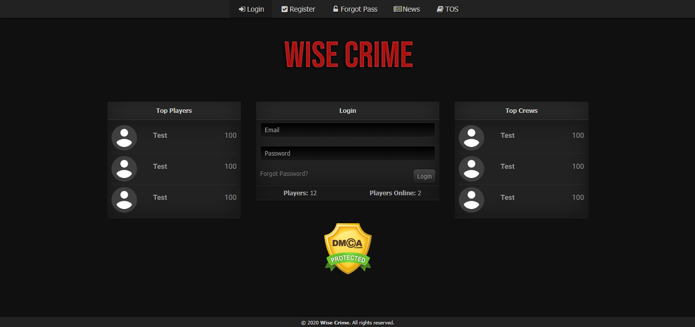 Wise Crime at Top Web Games