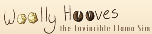 Woolly Hooves: the Invincible Llama Sim logo